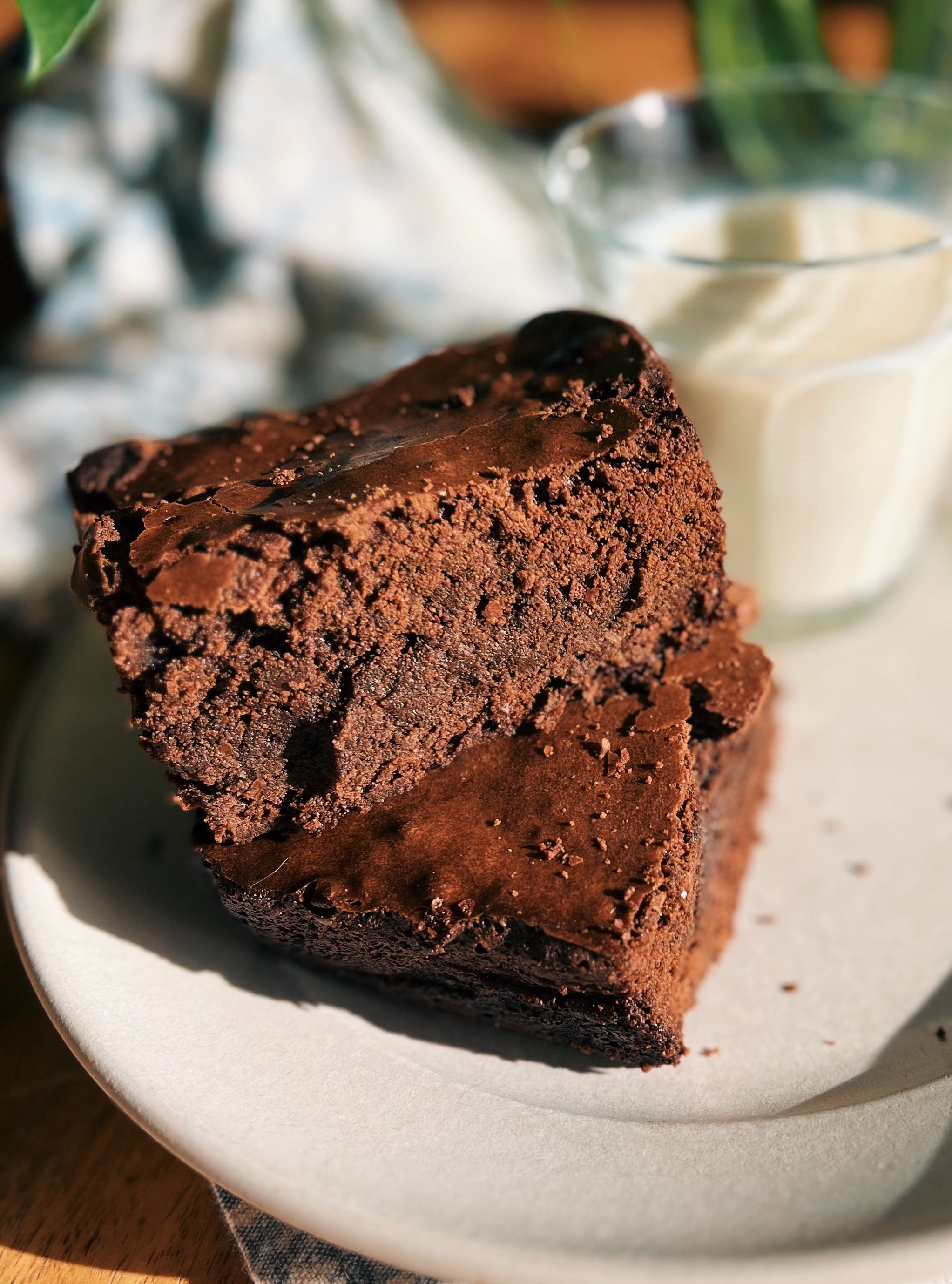 The Farmhouse Fudgy Brownies | Gluten Free